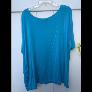 Anna Lane large short sleeve boutique blouse